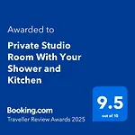 Private Studio Room With Your Shower And Kitchen